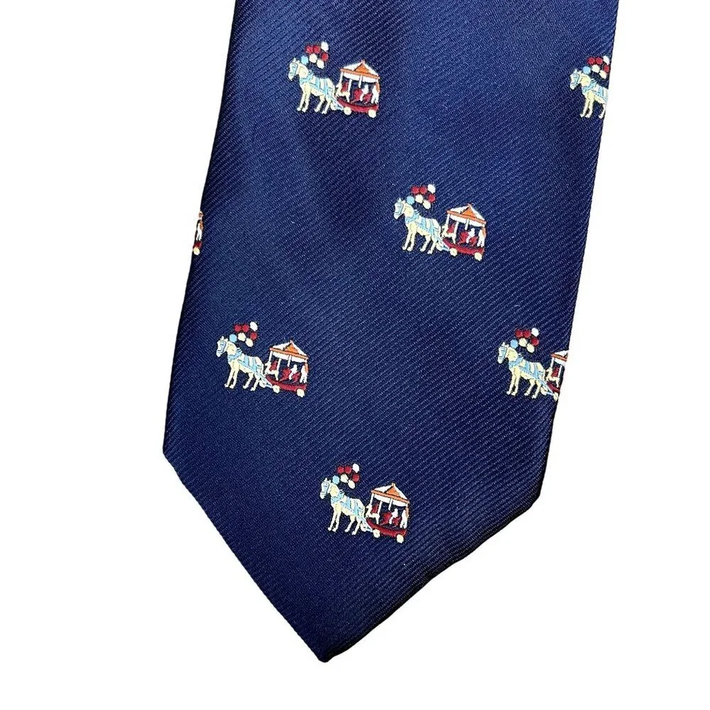 VTG Londonaire by beau‎ brummell Carousel Themed Tie